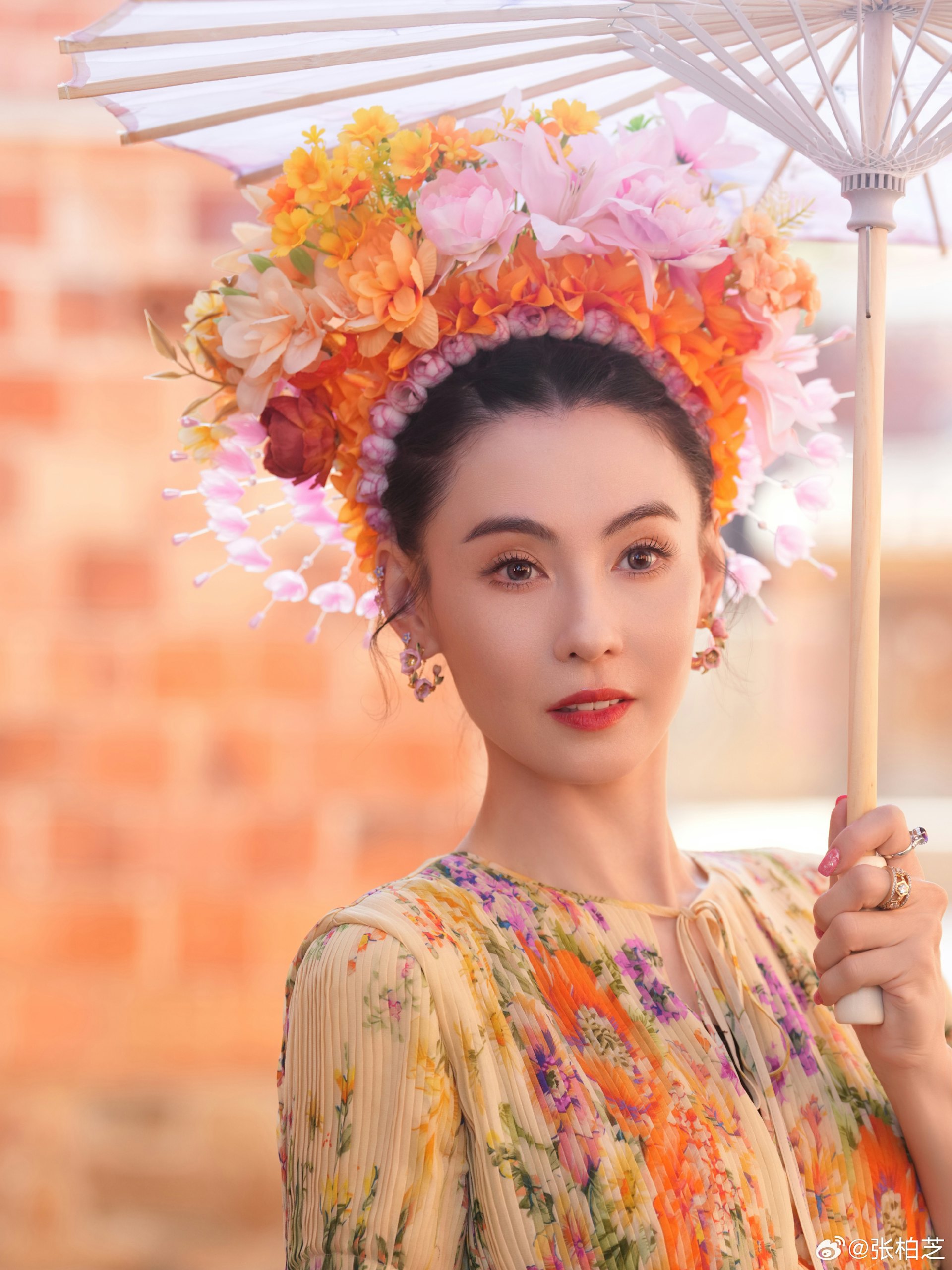 张柏芝的教育观获得不少网民激赞。（张柏芝微博图片）