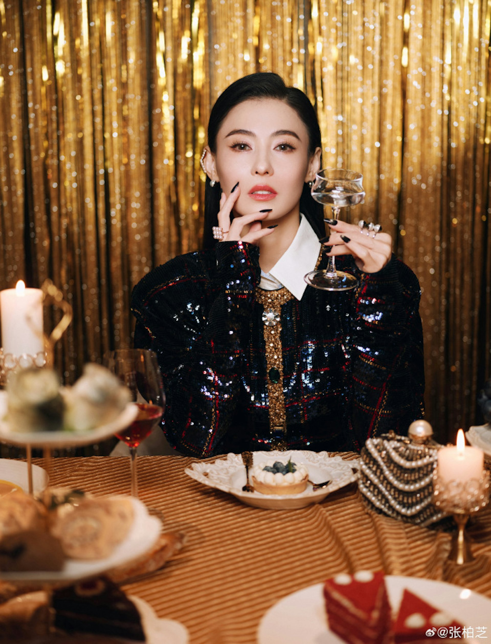 张柏芝为人相当宠粉。（张柏芝微博图片）