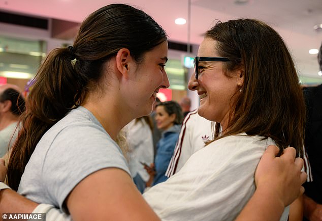 The first flight to Sydney from Dubai landed on Wednesday