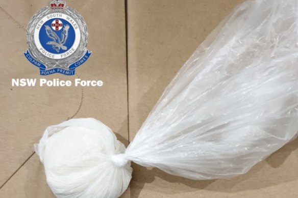 Police say butanediol is increasingly being sold by criminals. Picture is from a separate raid unrelated to the Eastwood kidnapping.