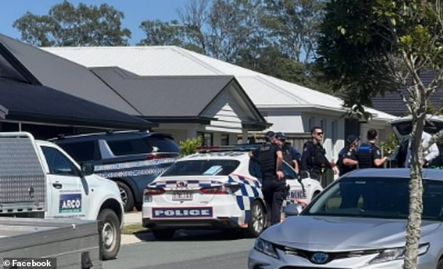 Two crime scenes have been set up after a woman and baby were found dead at a home near Logan