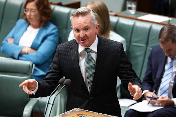 Energy Minister Chris Bowen. 
