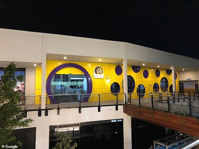 Cao was caught filming one victim from under a cubicle wall at Chipmunks Playland and Cafe Docklands (pictured) last year