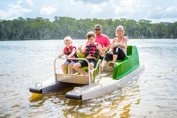 Do your Easter egg hunt on water with Aquafun Avoca.