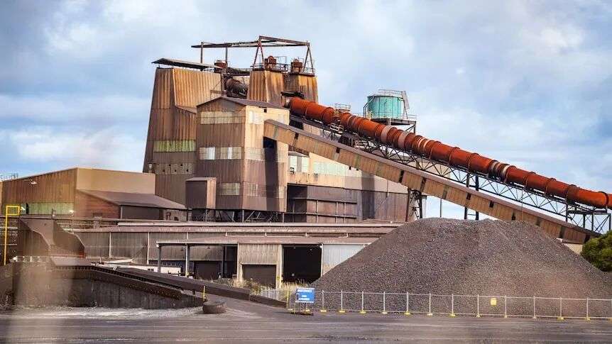 A large manufacturing building.