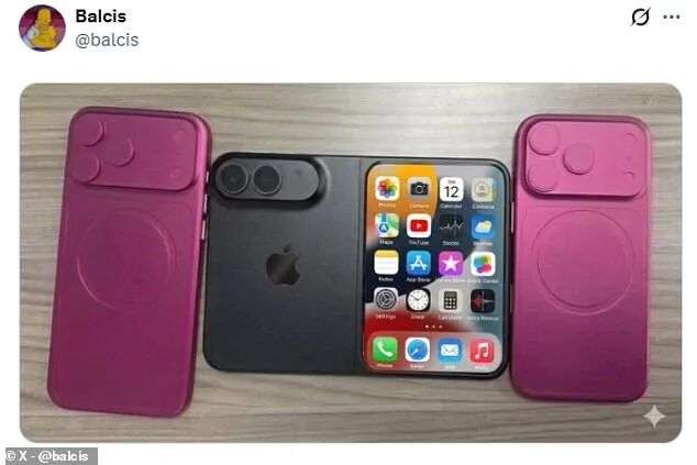 While further details remain unclear at this stage, several fans have already created renders of what they think the iPhone Fold will look like, based on the dummy