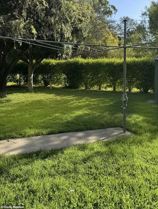 She had taken all her washing off the line the day before and packed it away