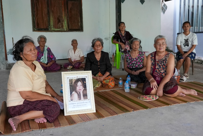 Family ashes ceremony