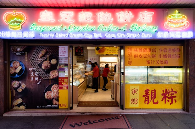 悉尼干草市场区的帝王花园蛋糕烘焙坊。2020年2月5日 摄影：Janie Barrett