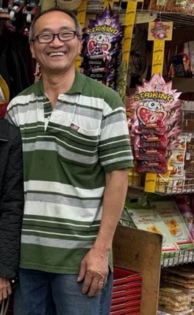 Van Viet Truong, 60 - known to friends as JImmy - was trying to stop a group of youths from allegedly robbing a clothing store