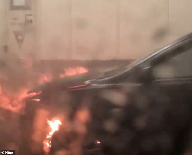 A car fire forced the closure of the Sydney Harbour Tunnel in both directions on Wednesday