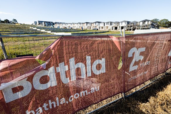 位于悉尼西北郊博克斯山的 Bathla 建筑工地。